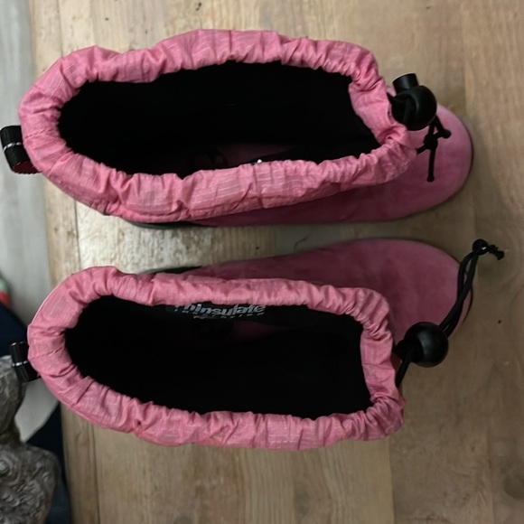 Merrell Thinsulate Snow Boots Pink Size 2 Non-marking soles Toggle Closure - Picture 5 of 10